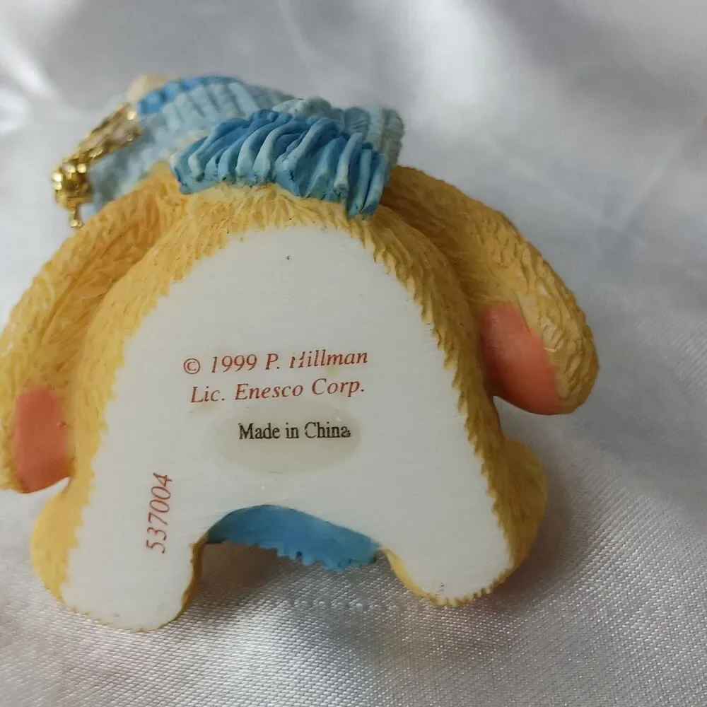 VINTAGE ENESCO CHERISHED TEDDIES BEAR ORNAMENT-NIKKI